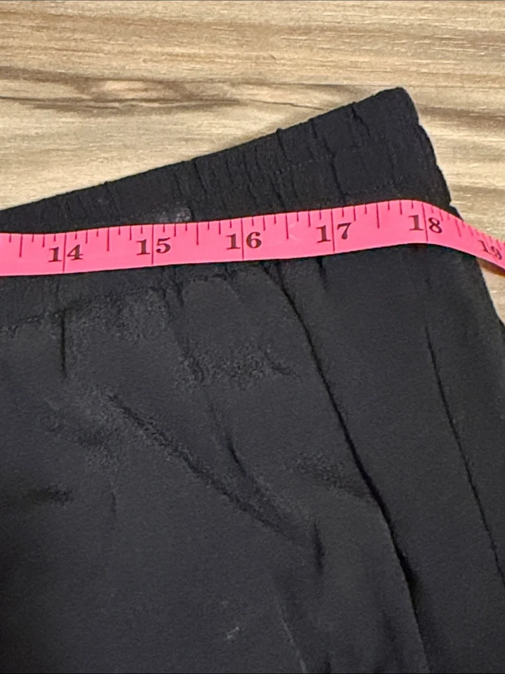 Kate Spade Ria Pant Black Bow Front Elastic Waist Viscose XL Classic Career